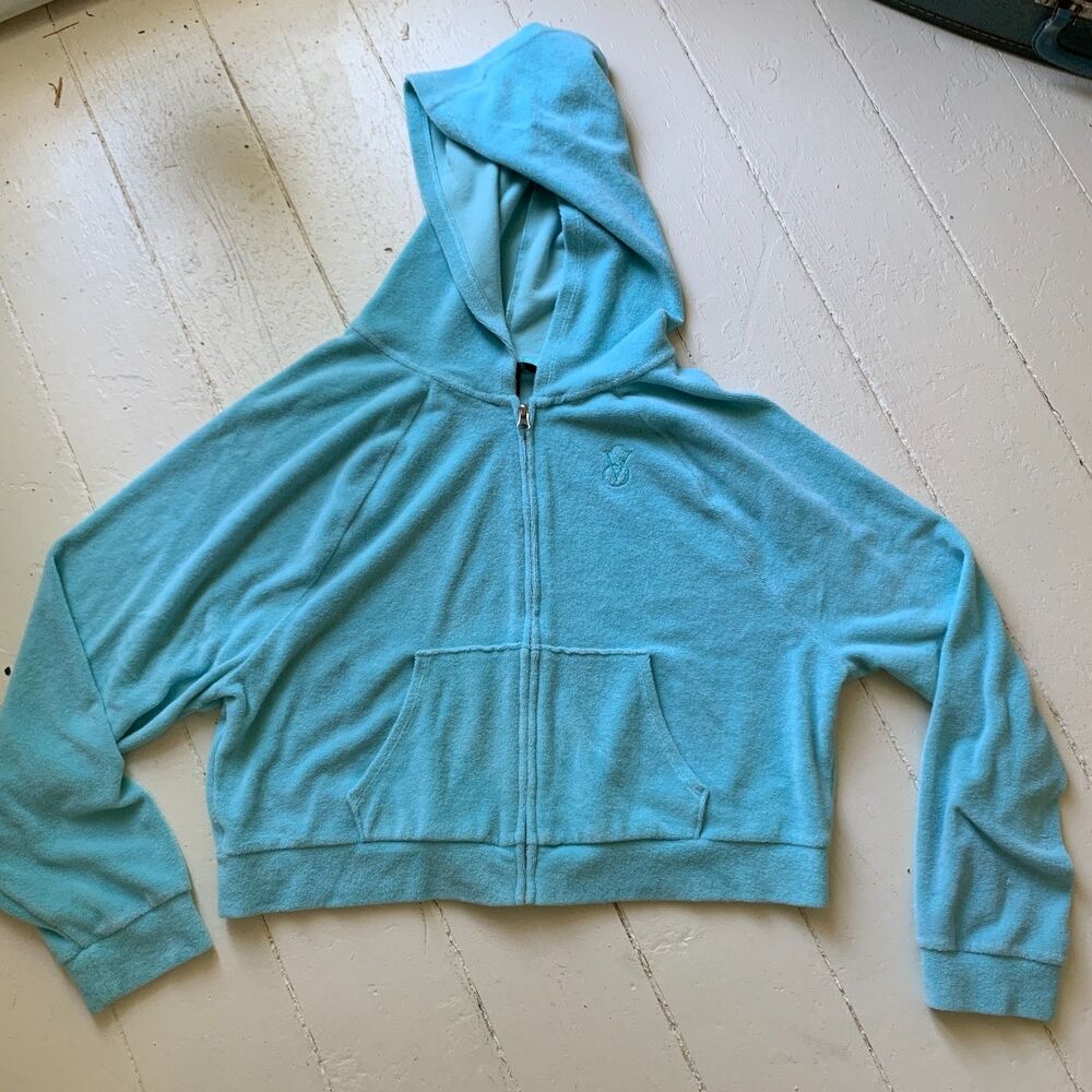 Victoria's Secret Velour Tracksuit Jacket size L